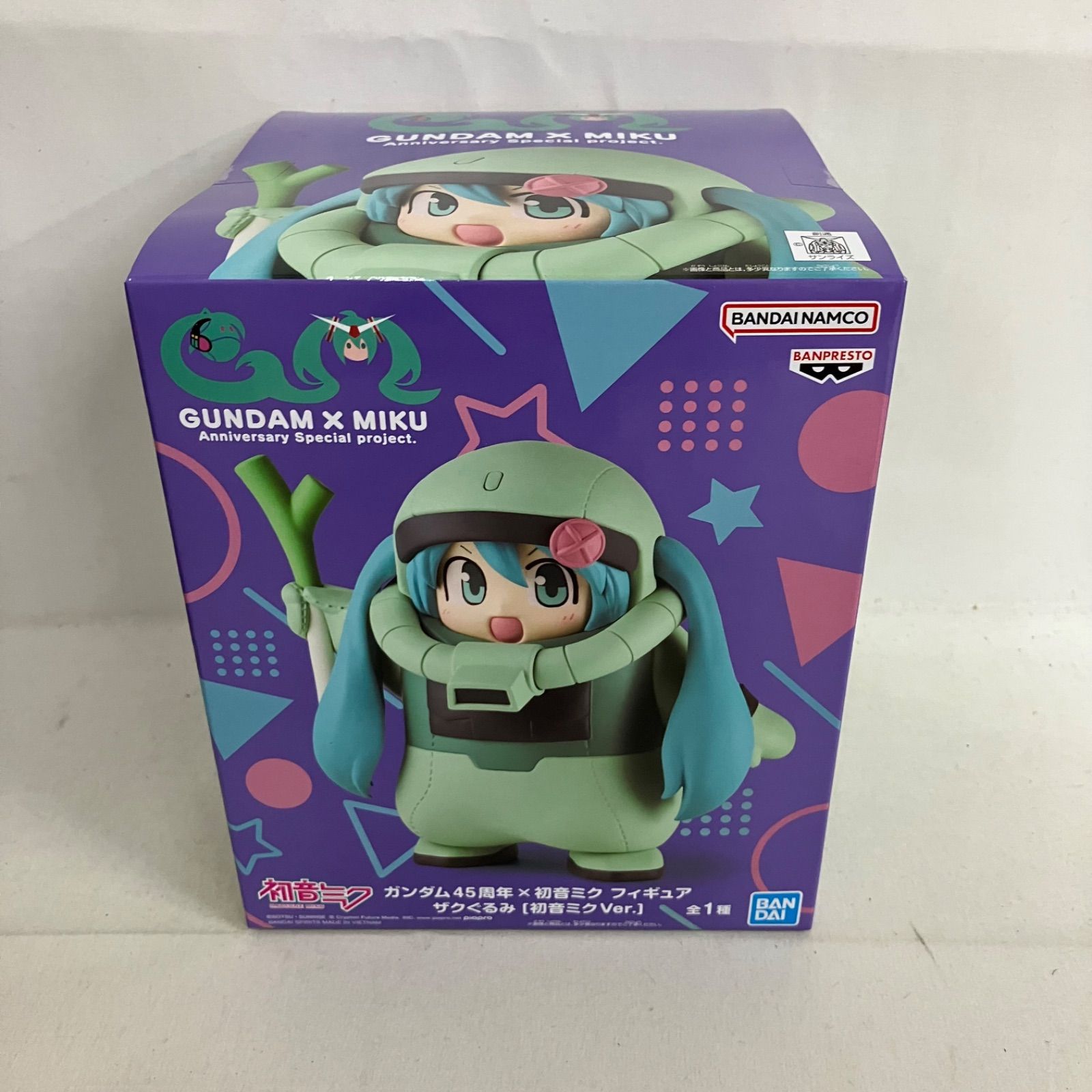 未開封 GUNDAM×MIKU ザクぐるみ 初音ミク フィギュア 4個セット SF5D55