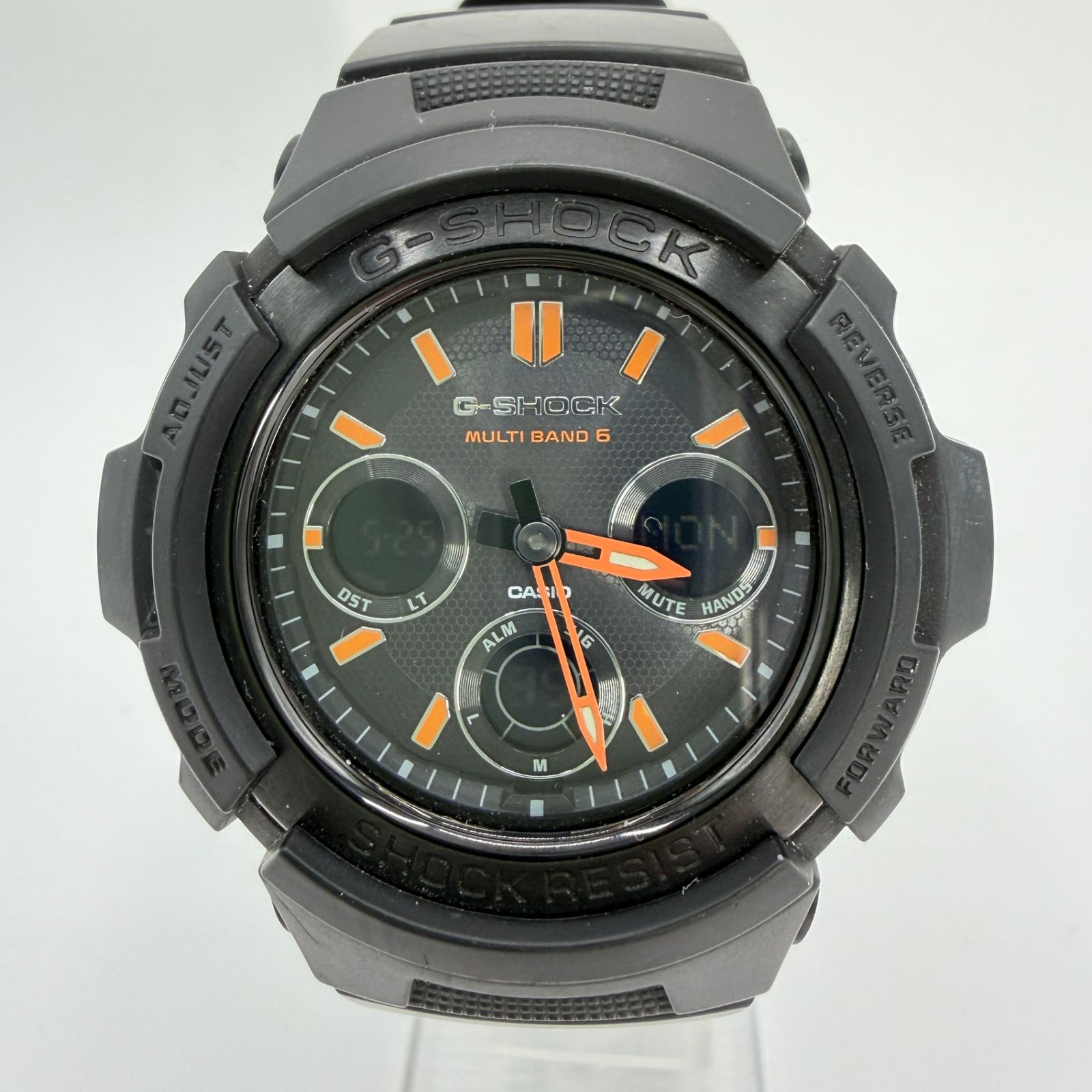 CASIO G-SHOCK AWG-M100SF 電波ソーラー マルチバンド6 オレンジアクセント リサイクルマート宇部店