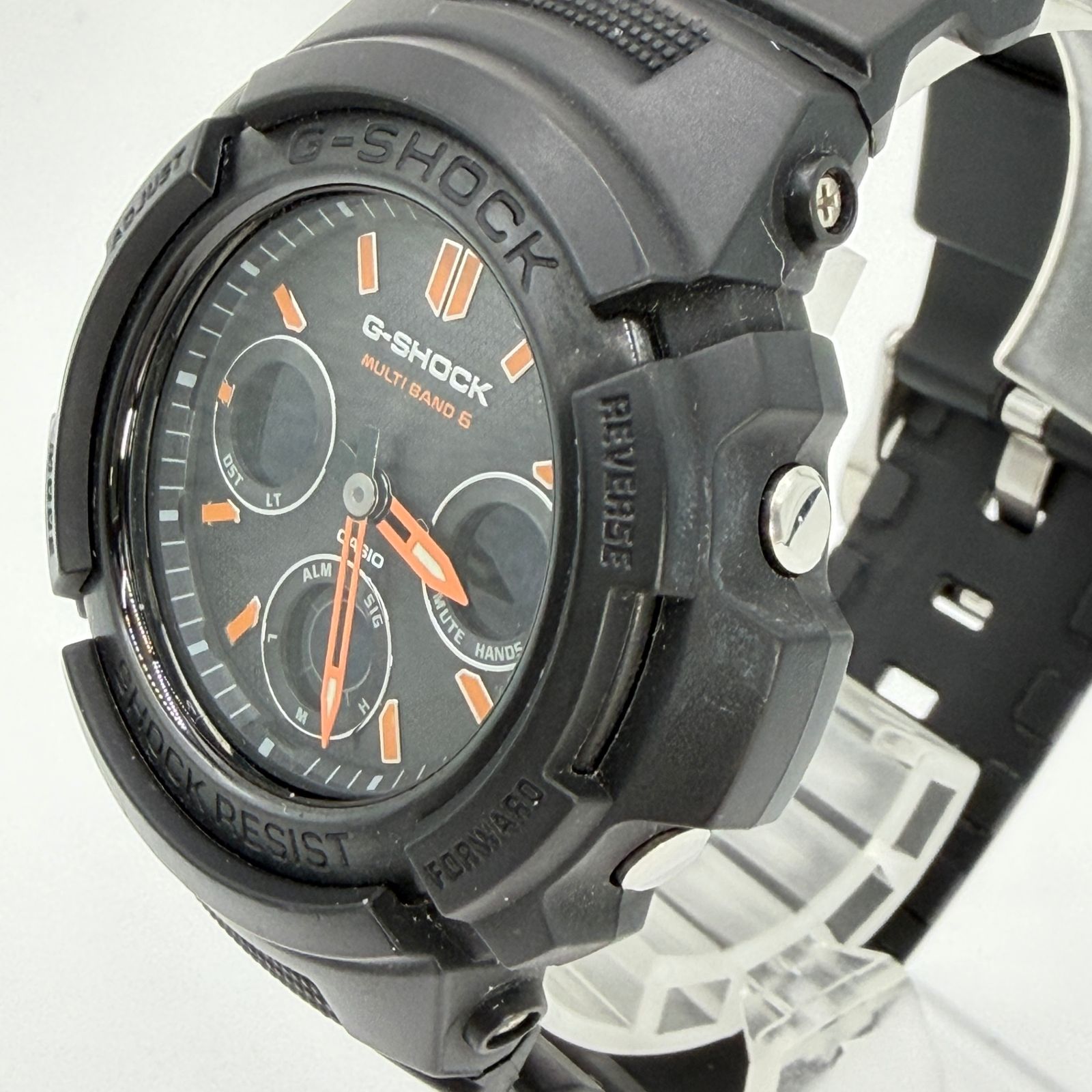 CASIO G-SHOCK AWG-M100SF 電波ソーラー マルチバンド6 オレンジ 