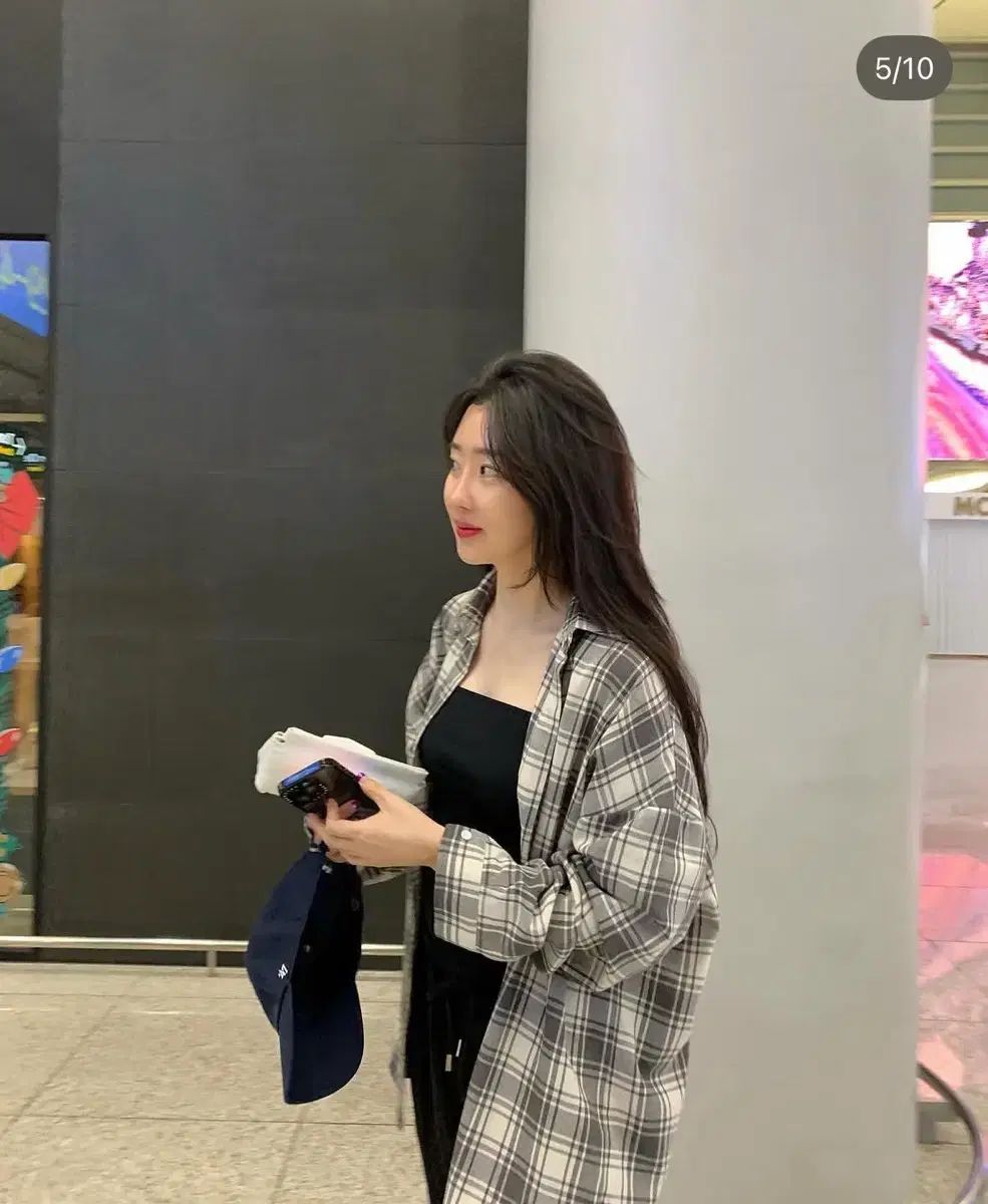 BLUMIN 旅行 レディース シャツ グレー