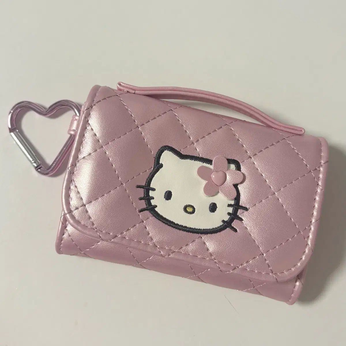 サンリオ キティ ハローキティ キルティング カードウォレット ピンク 2弾