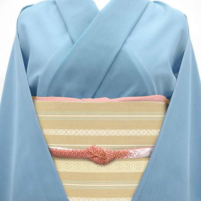 未使用】 夏物 博多織 名古屋帯 正絹 本場筑前博多織 紗献上 八寸 未