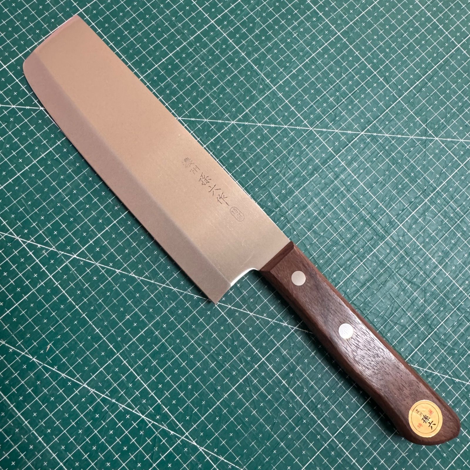 デッドストック☆新品同様】☆濃州孫六作☆特選☆菜切り包丁☆165mm