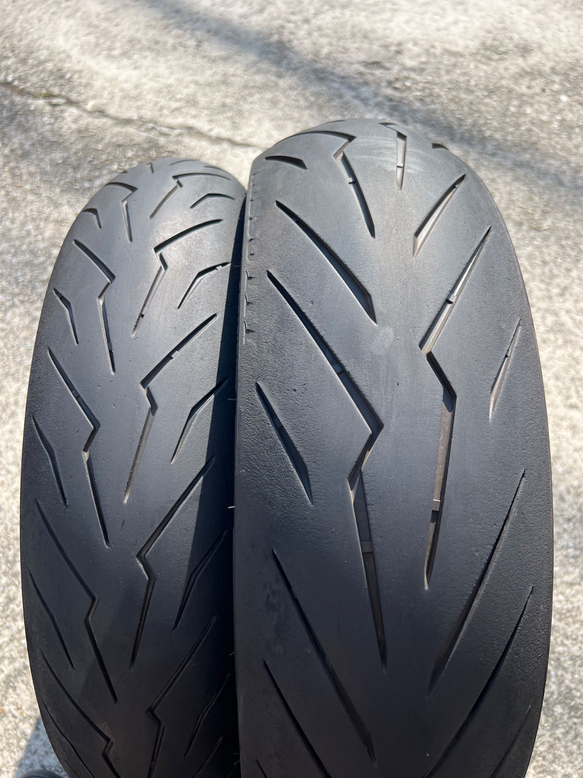 ピレリ ロッソ3 前後セット 110/70R17 140/70R17 492 - メルカリ