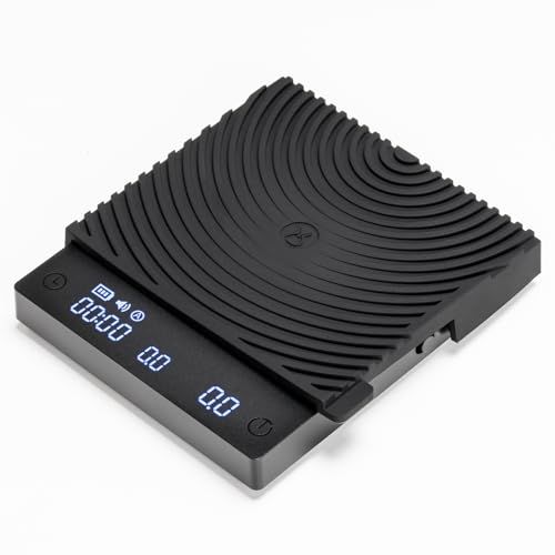 TIMEMORE タイムモア Black Mirror Basic mini コーヒー スケール 高精度 計量器 精度0.1g 測量範囲0.5g-2000g タイマー機能付き はかり オートオフ機能付き ブラック″mn 2c3a7ff9