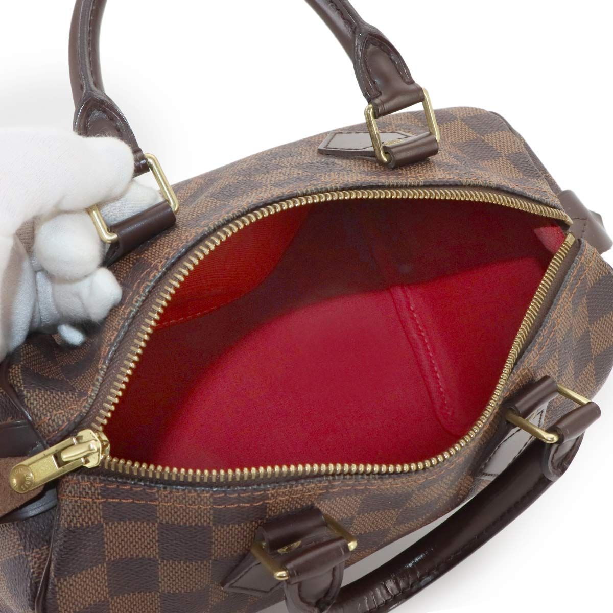 美品 ルイ ヴィトン LOUIS VUITTON ダミエ スピーディ 25 ハンド