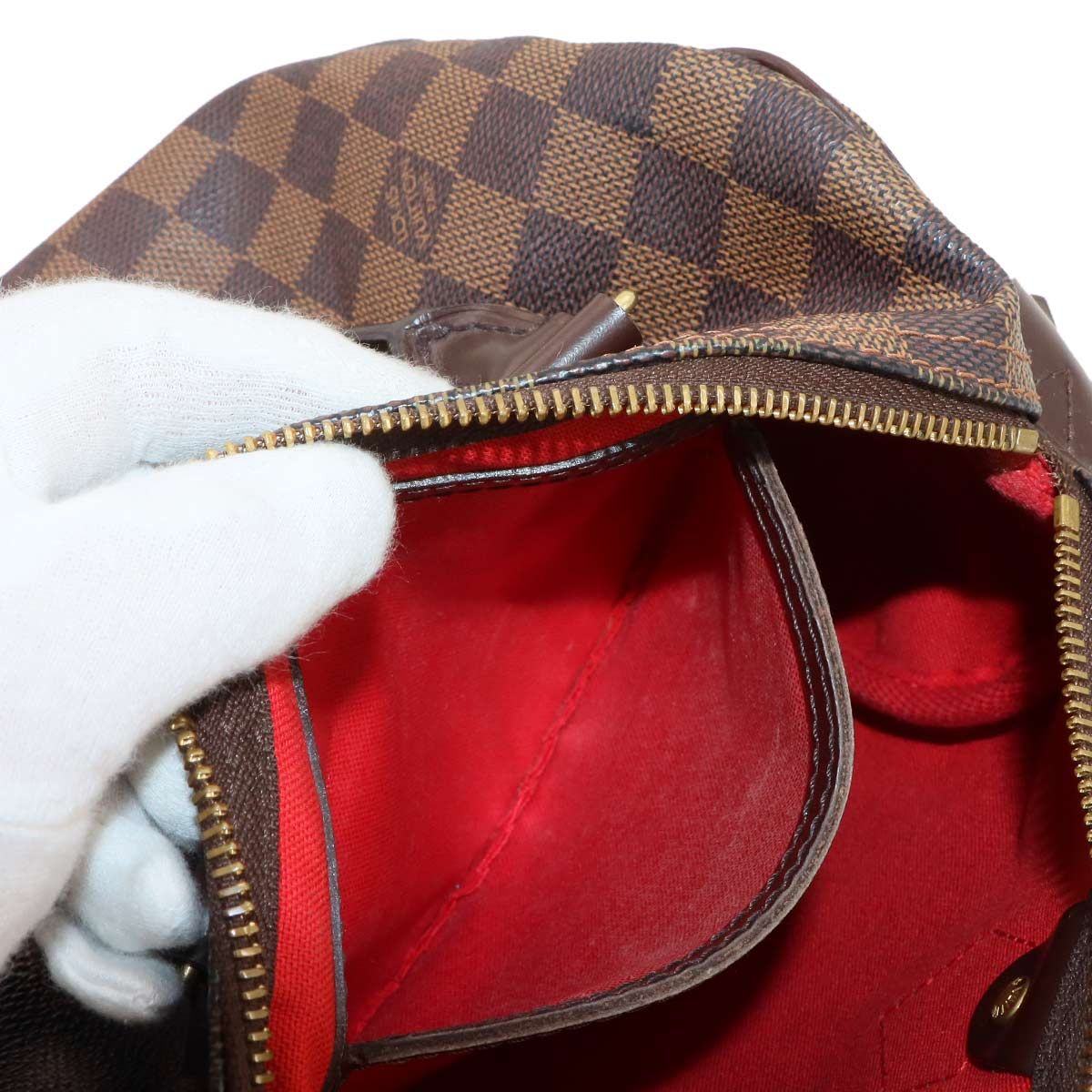美品 ルイ ヴィトン LOUIS VUITTON ダミエ スピーディ 25 ハンド