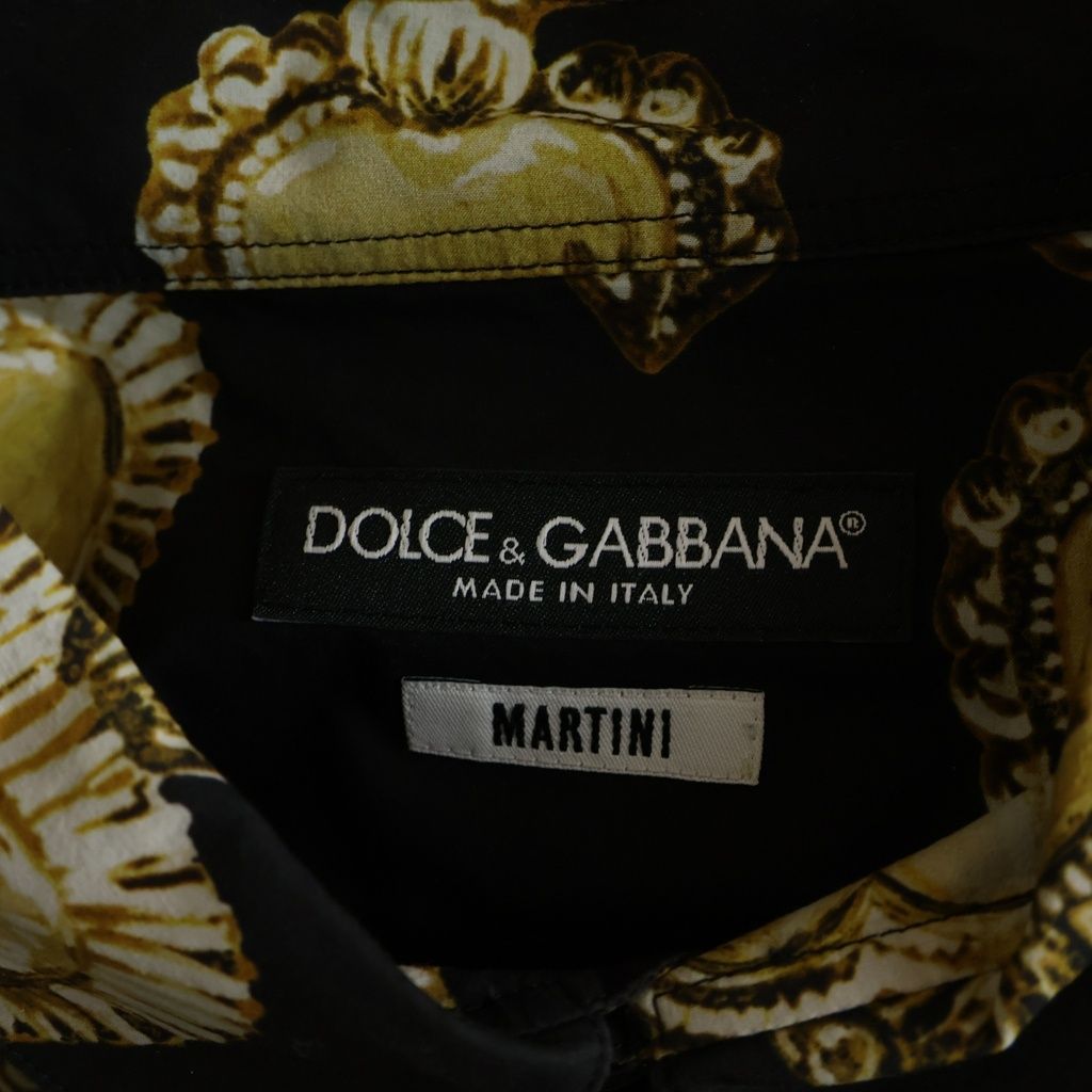 DOLCE & GABBANA (ドルチェアンドガッバーナ) ハート総柄 ボタンアップ