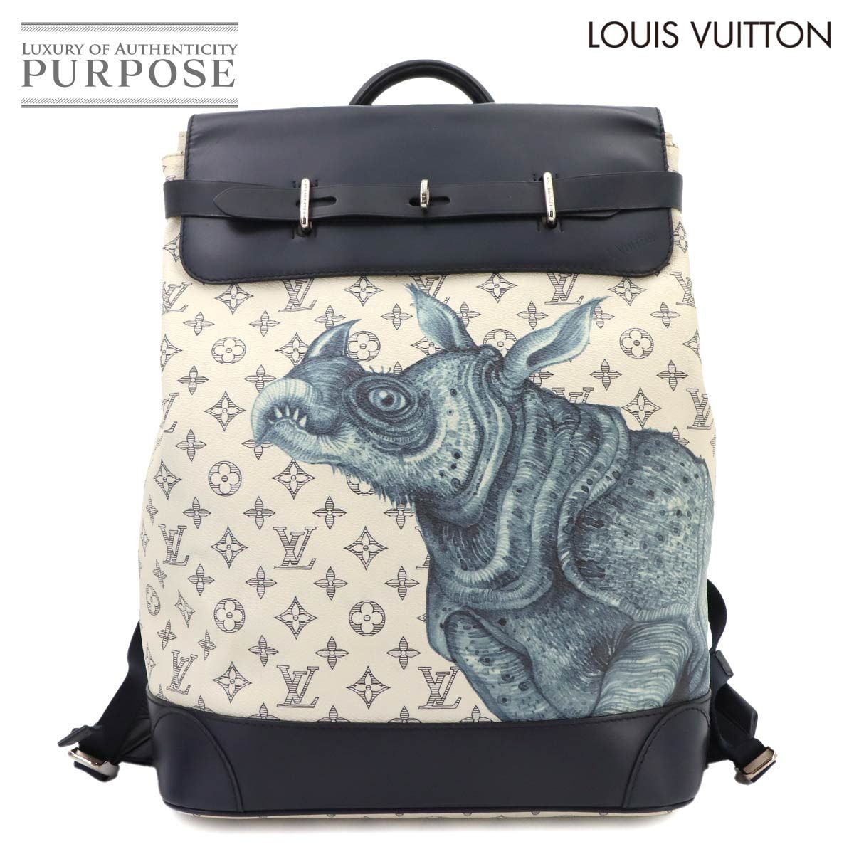 ルイ ヴィトン LOUIS VUITTON モノグラム サバンナ スティーマー バックパック チャップマン ライノ サイ デュンヌ M54125 90324584