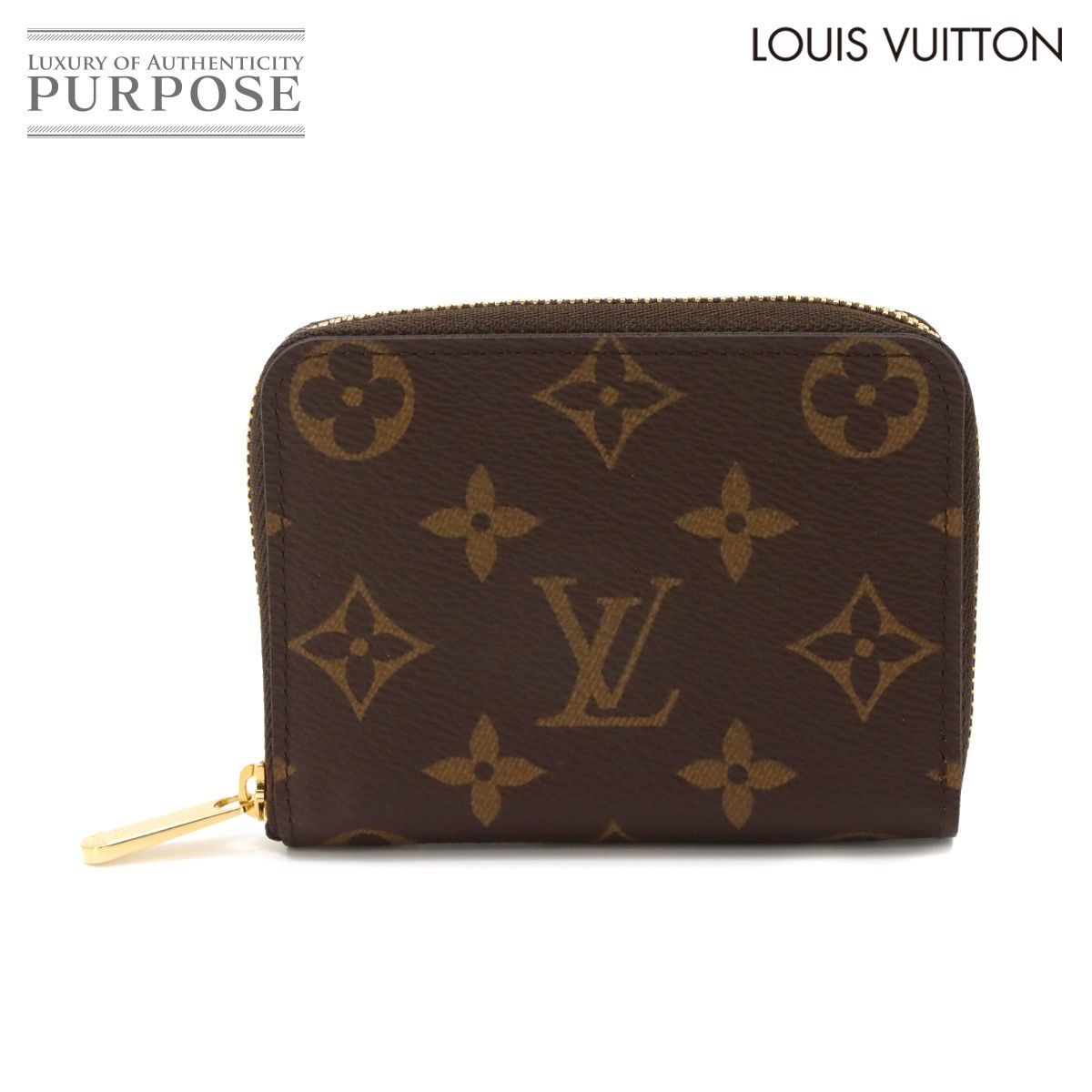 未使用 展示品 ルイ ヴィトン LOUIS VUITTON モノグラム ジッピー コインパース コインケース 小銭入れ ブラウン M60067 90325026