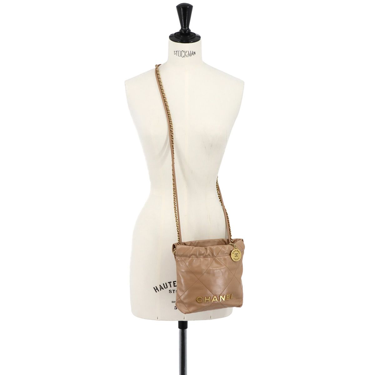 新品同様 シャネル CHANEL 22 ミニ 2way チェーン ハンド ショルダー