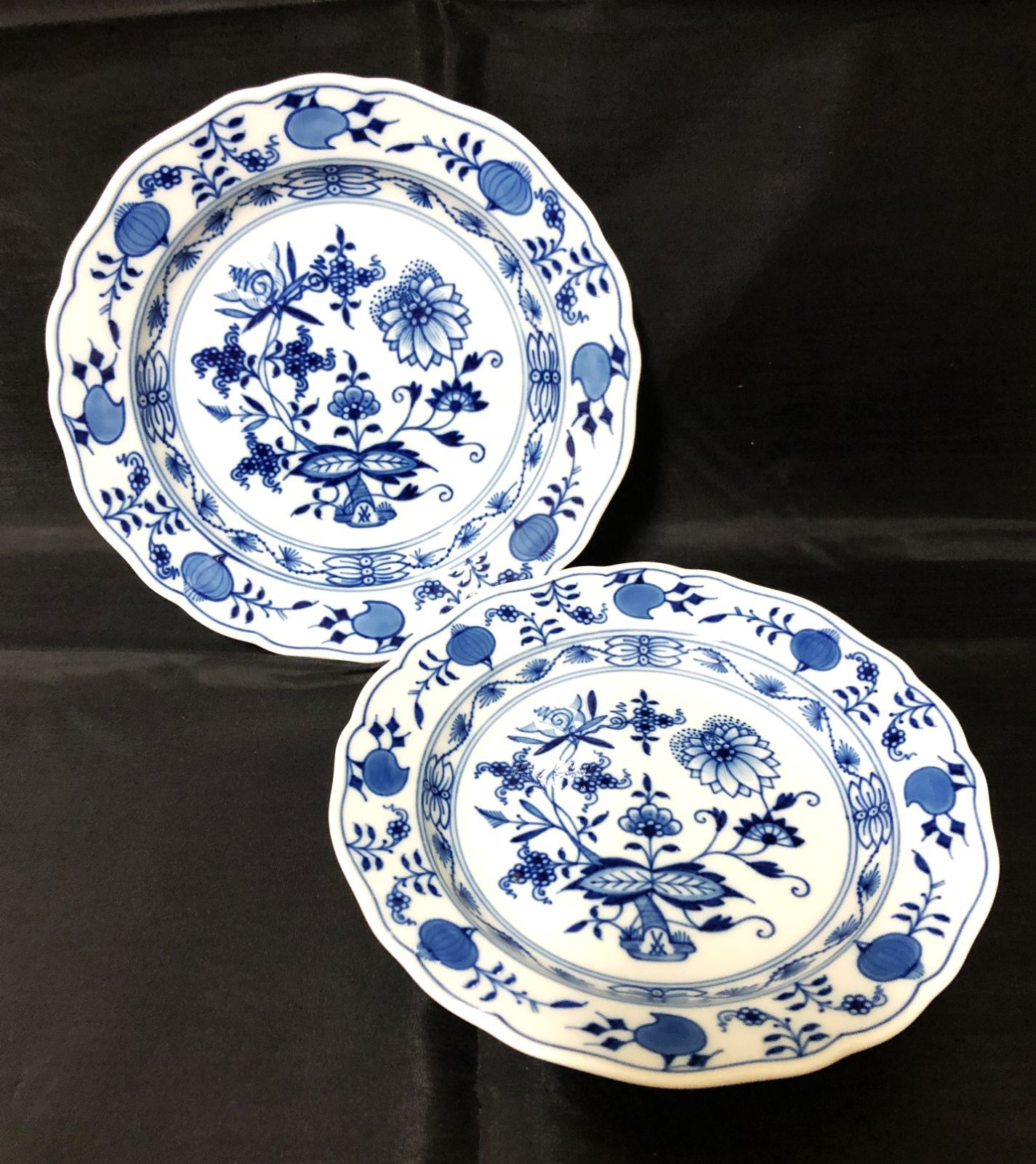 D306 マイセン ブルーオニオン プレート 2枚セット 18cm 264609150