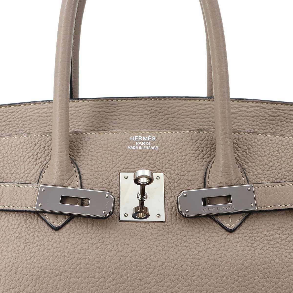 新品同様 エルメス HERMES バーキン35 トリヨンクレマンス トゥル 