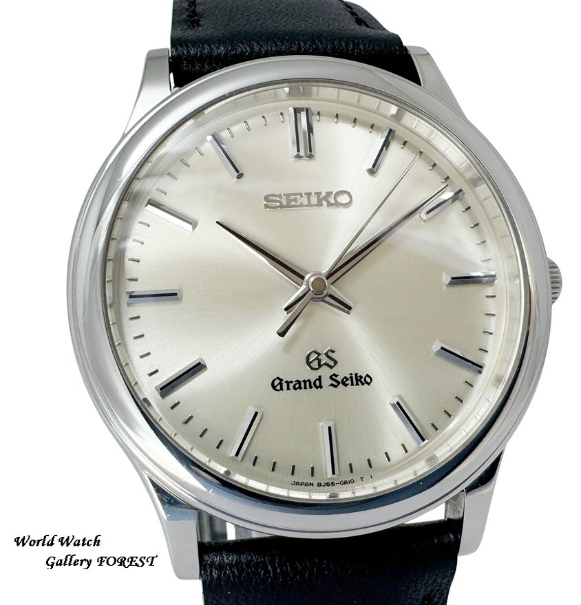 ☆新品仕上げ☆Grand Seiko グランドセイコー☆SBGF015 中古 メンズ腕時計 クオーツ 8J55-0A10 シルバー文字盤☆AAランク☆