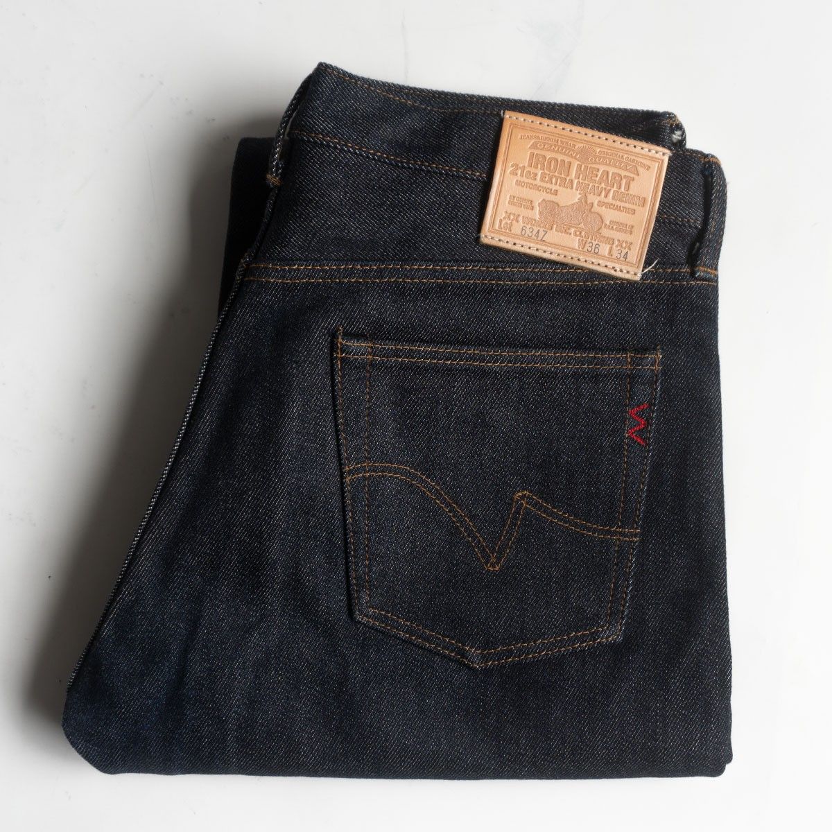 【美品/濃紺】IRON HEART【LOT 634Z 21oz EXTRA HEAVY DENIM】36 デニムパンツ アイアンハート s2605114