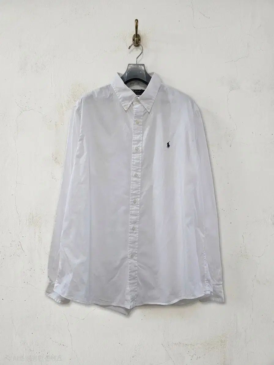 ポロラルフローレン クラシックフィット 白 シャツ XL