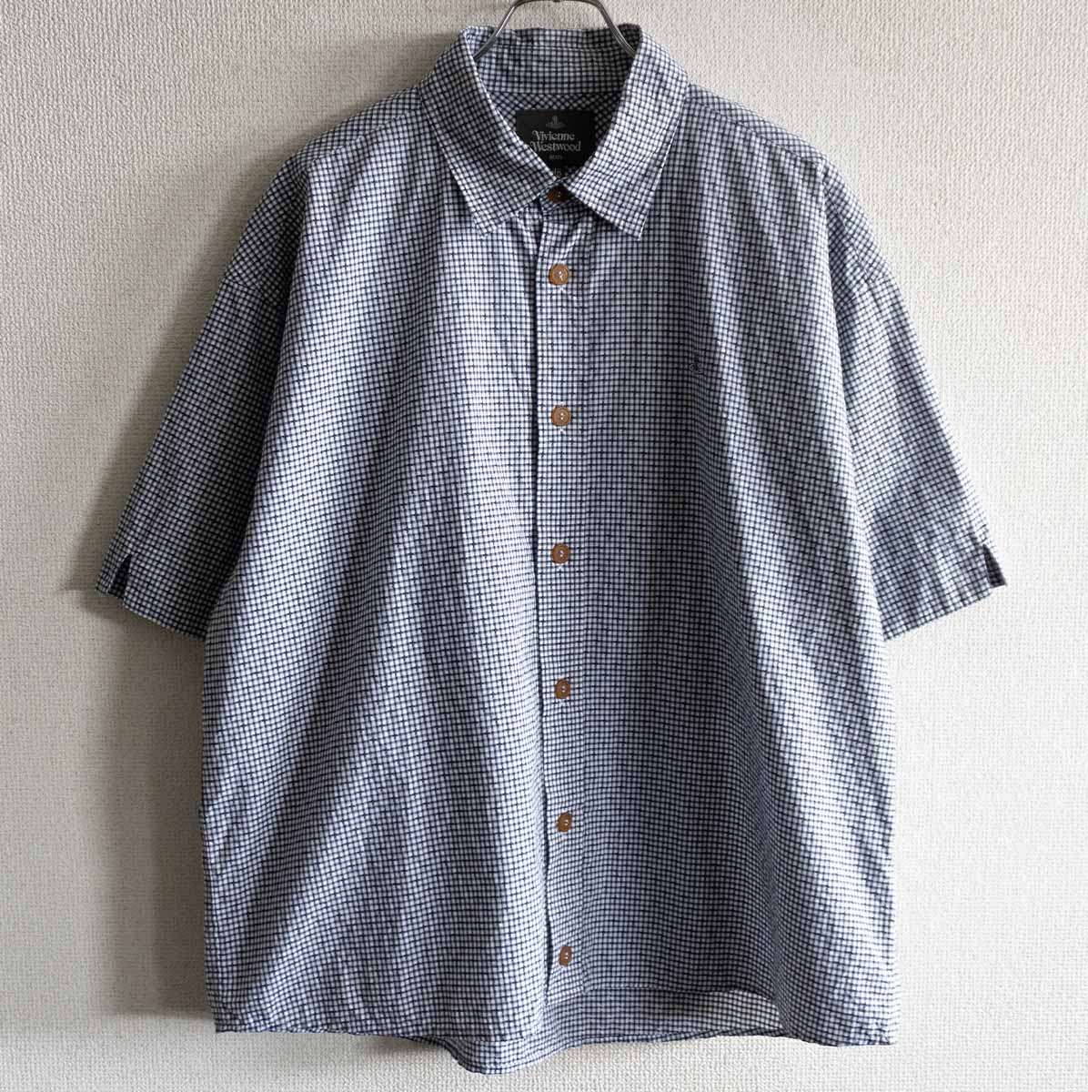 美品】Vivienne Westwood MAN【ボックスシルエット オーブ刺繍 半袖