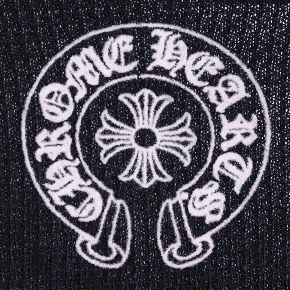 CHROME HEARTS ロンT サーマル CHプラス ホースシュー 黒 XS CHROME HEARTS レディース ホースシューCHプラスプリントサーマル