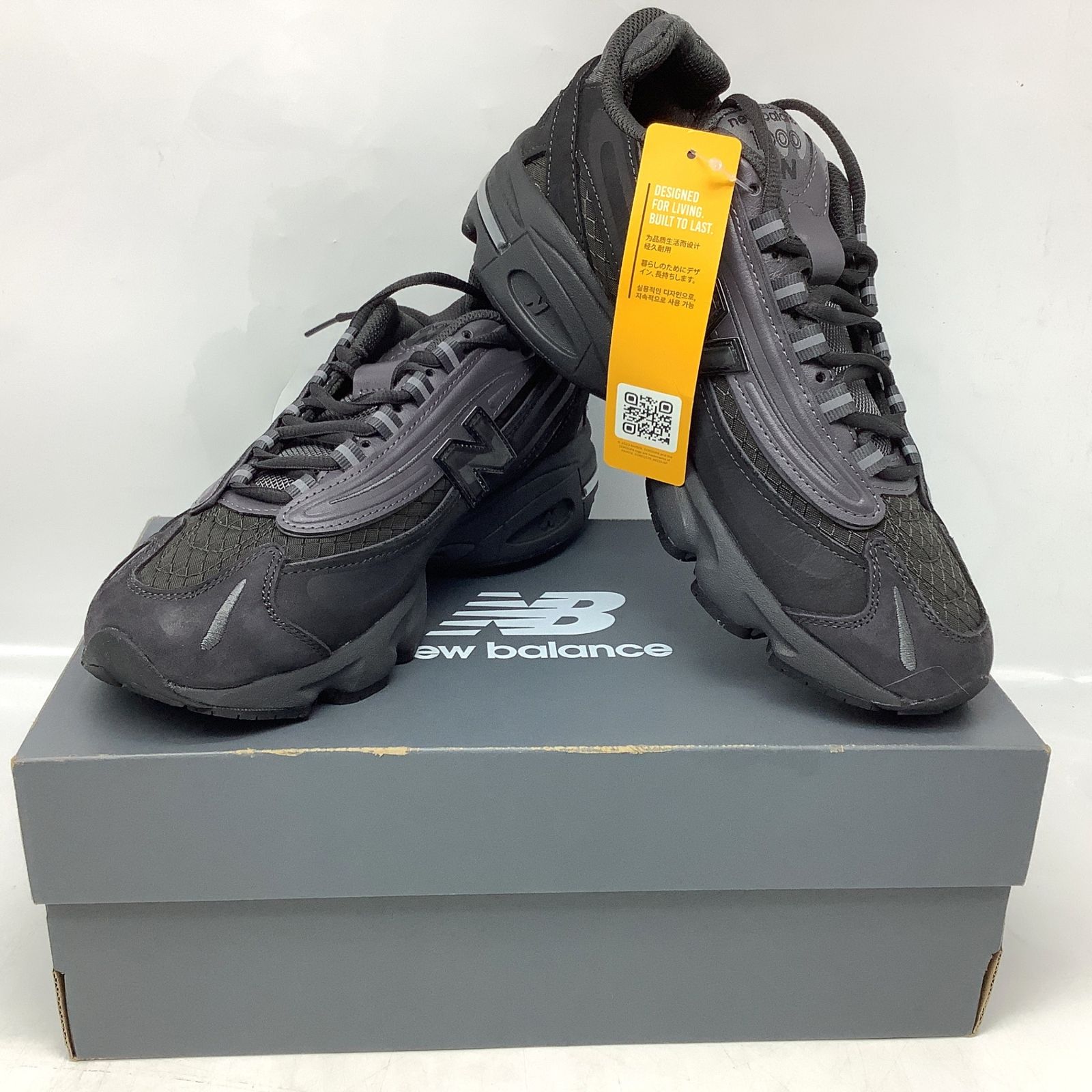 5322 【未使用】国内未発売 New Balance M1000NBB CORDURA 26.0cm ニューバランス ブラック スニーカー コーデュラ