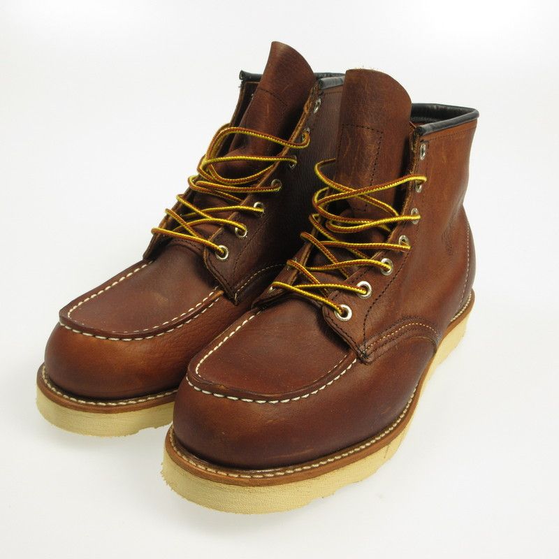 【姫路東店】 中古 RED WING | レッドウィング ブーツ 6-inch Classic Moc 8138 2007年製 ブラウン 【127】