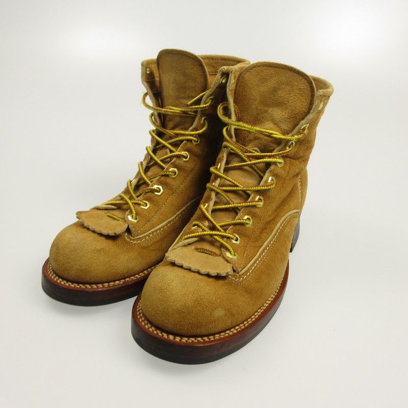 【姫路東店】 中古 THE FLAT HEAD | ザフラットヘッド ブーツ SXB-20D BEST FIELD SERIES ベージュ 26cm 【127】