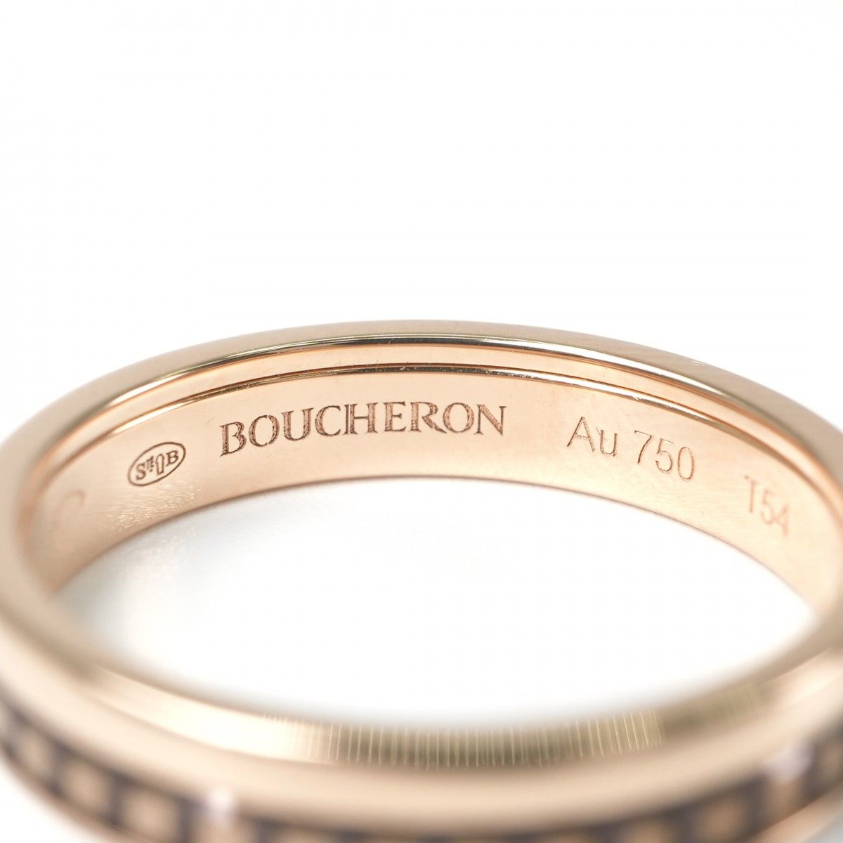ブシュロン BOUCHERON リング ハーフ QUATRE CLASSIQUE キャトル