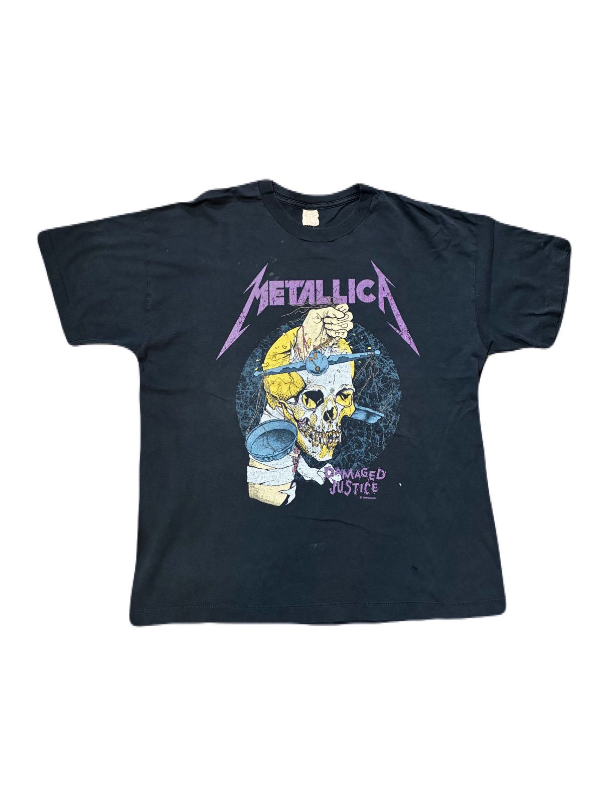 80’s METALLICA “Damaged Justice” T-shirt Tシャツ
