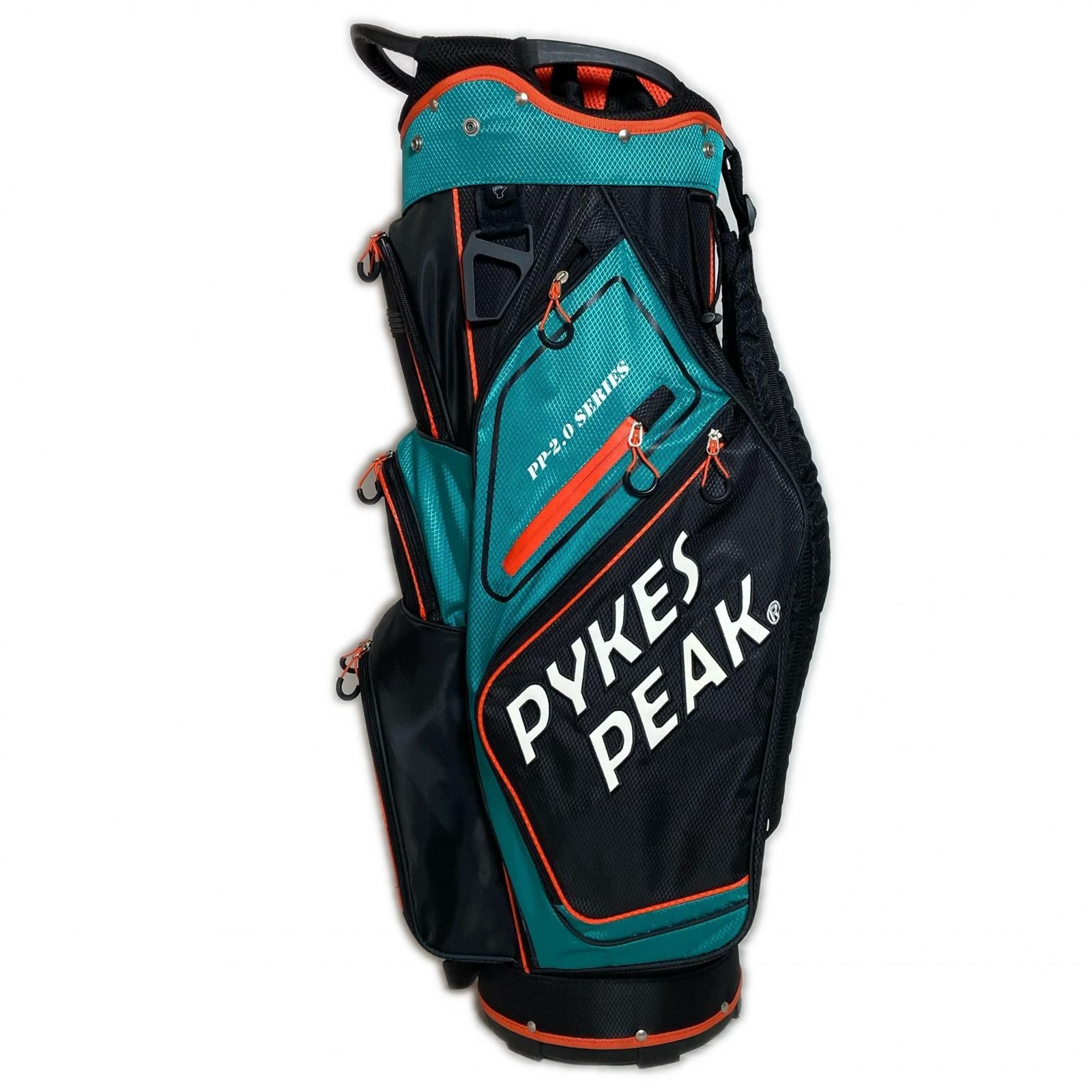 ゴルフ PYKES PEAK PP-2.0 キャディバッグ 9.5型 14分割 2.4kg