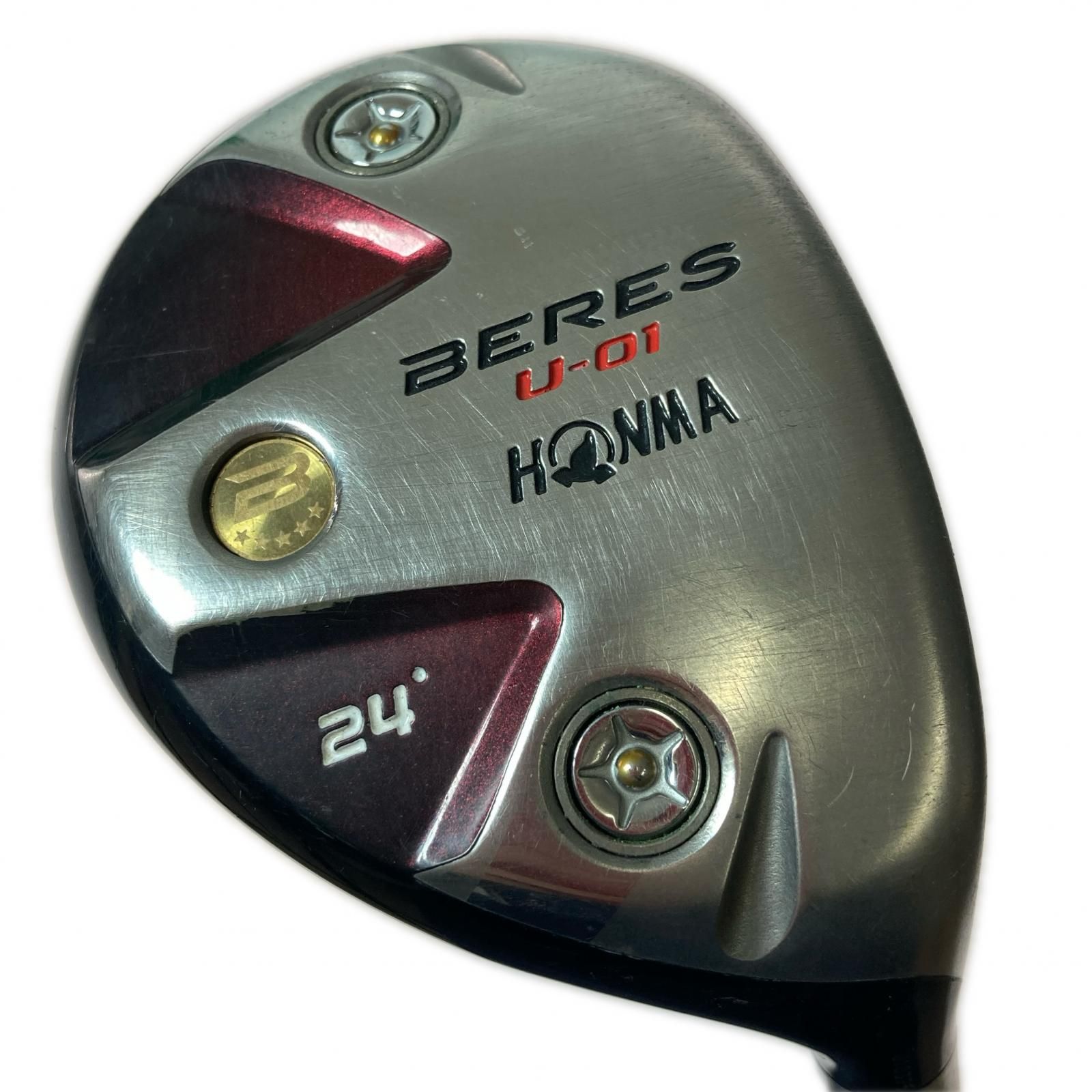 HONMA ホンマ BERES U-01 5つ星 5S UT 24° ユーティリティ Tour AD SF-5 S ゴルフ HONMA ホンマ BERES U-01 5つ星 5S UT 24° ユーティリティ Tour AD