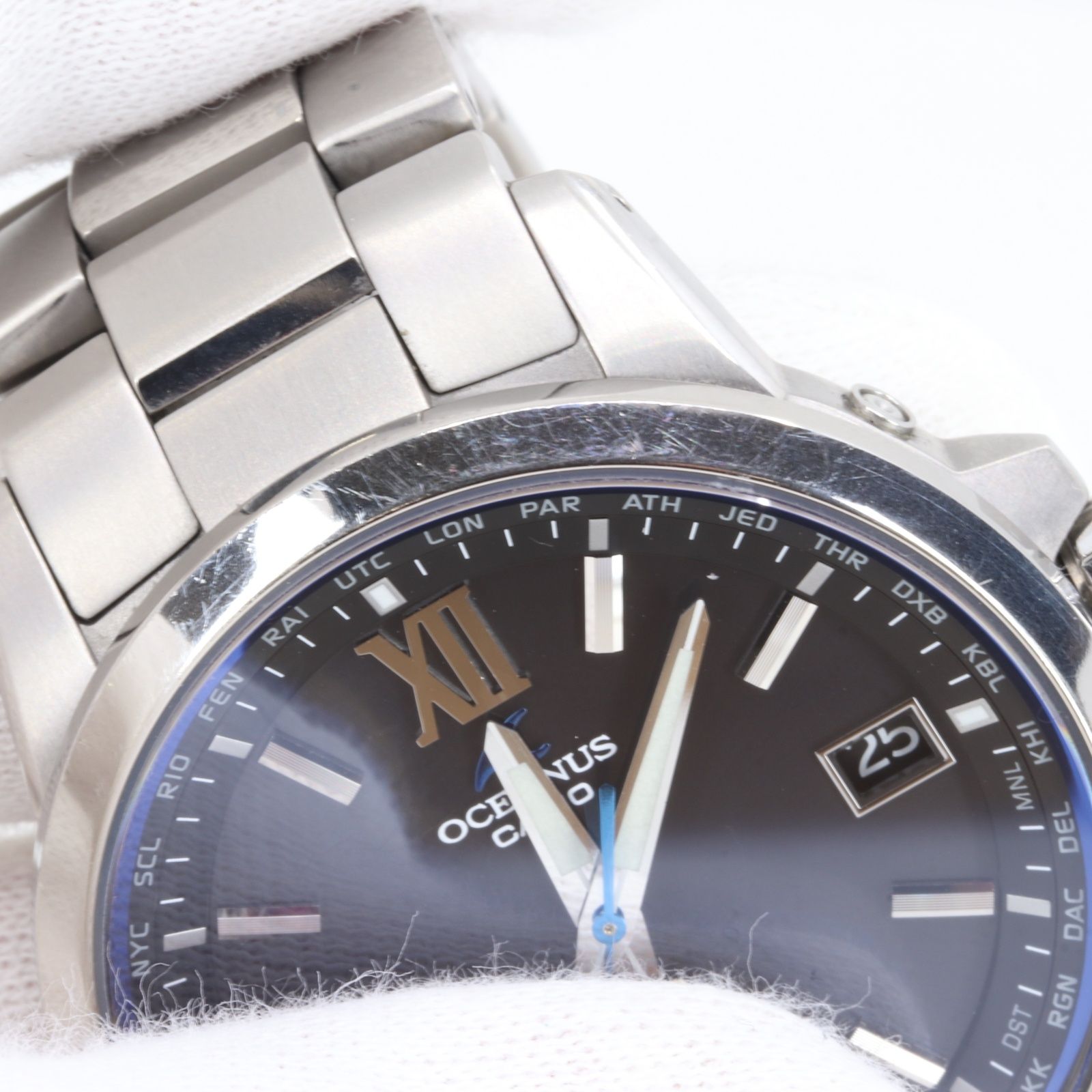 ITJ0YD93X4B2 CASIO カシオ オシアナス 腕時計 OCW-T150-1AJF チタン 