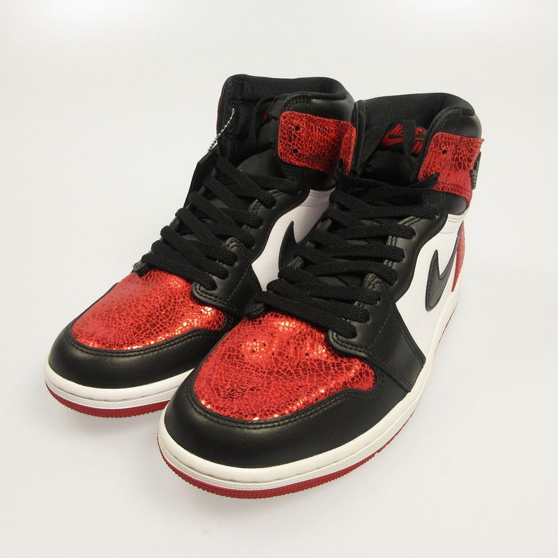 【姫路東店】 中古 NIKE | ナイキ スニーカー WMNS AIR JORDAN 1 HIGH OG RUBY FD2596-602 レッド 27cm 【126】