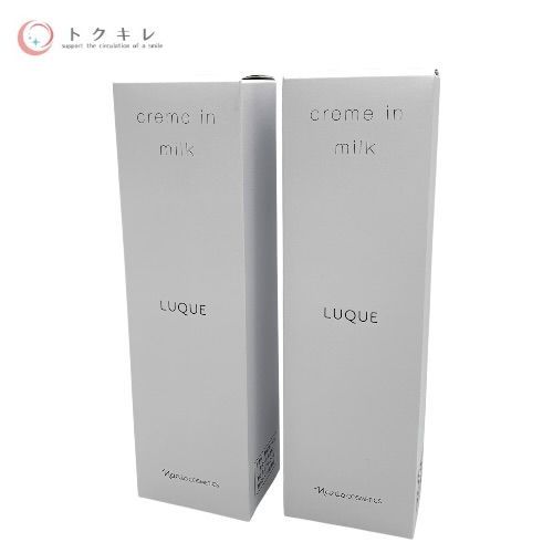トクキレ】ナリス化粧品 ルクエ クリームインミルク 80g 2本セット