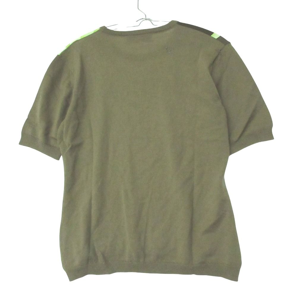 LEONARD レオナール 半袖Tシャツ シルク フラワープリント ニット