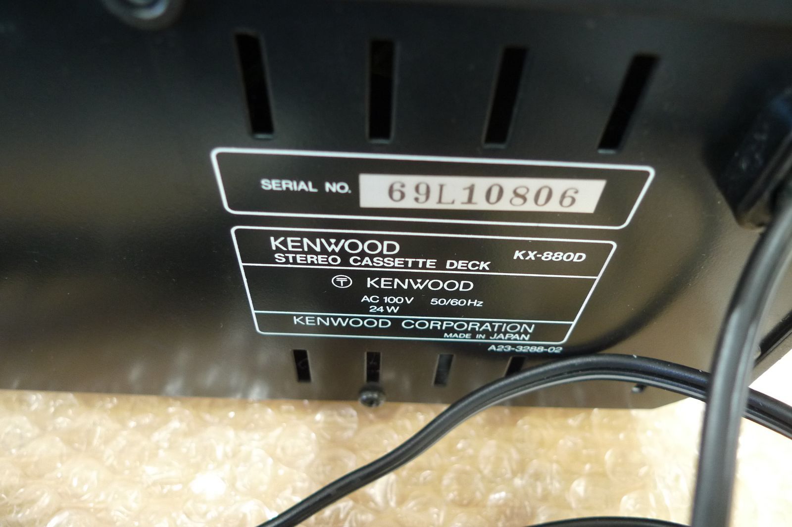 KENWOOD KX-880D ステレオカセットデッキ kenwood kx-880d 管理g0525