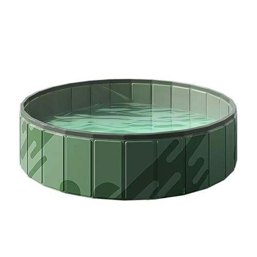 【新品】犬用プール 空気入れ不要 折りたたみ式 ビニールプール 水遊び 家庭用 ペット用可能 室内/ベランダ/庭 (100*30cm) 26d4d92b