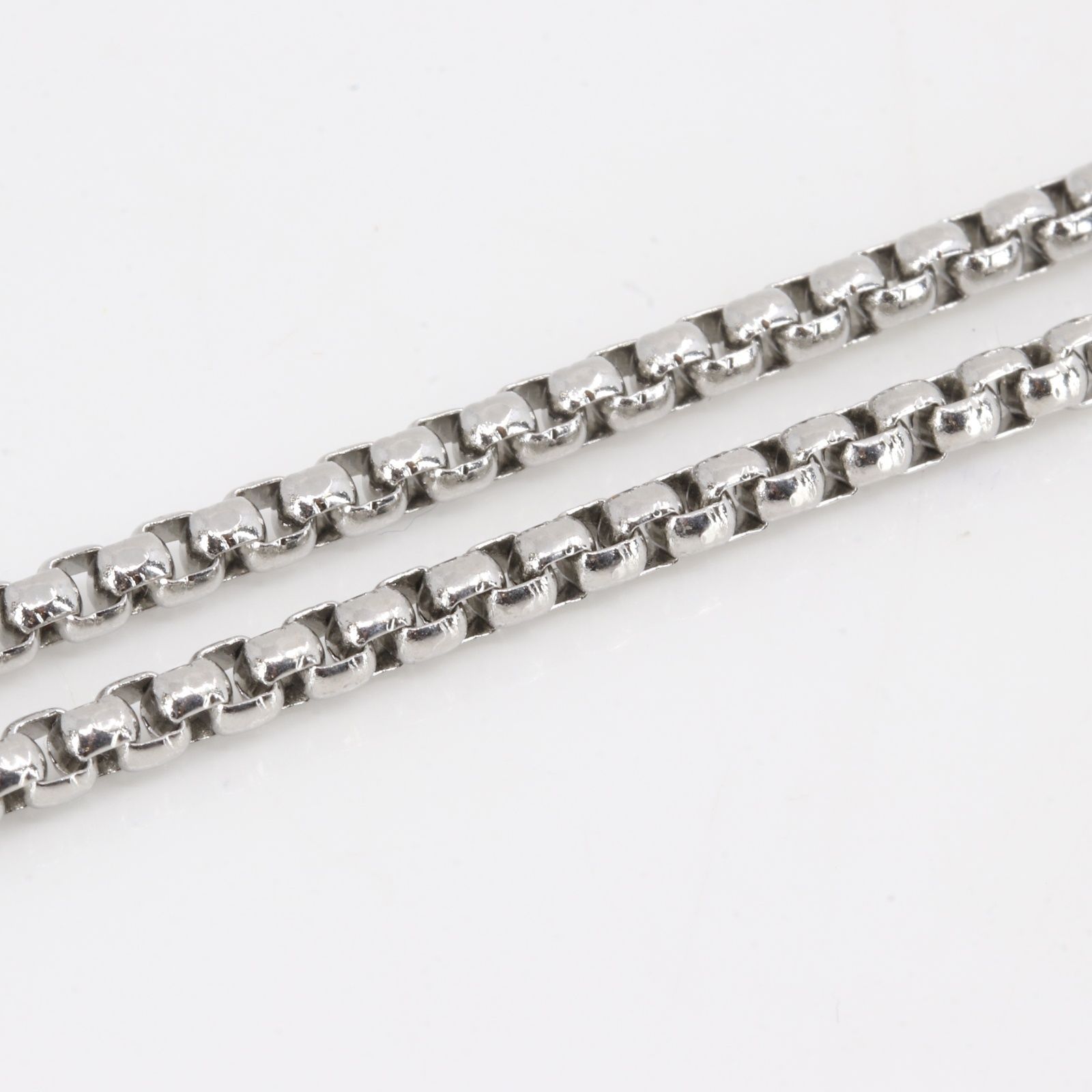 ITKWJP7QQLV7 DIESEL ディーゼル ダブルリング ネックレス DX1168 箱