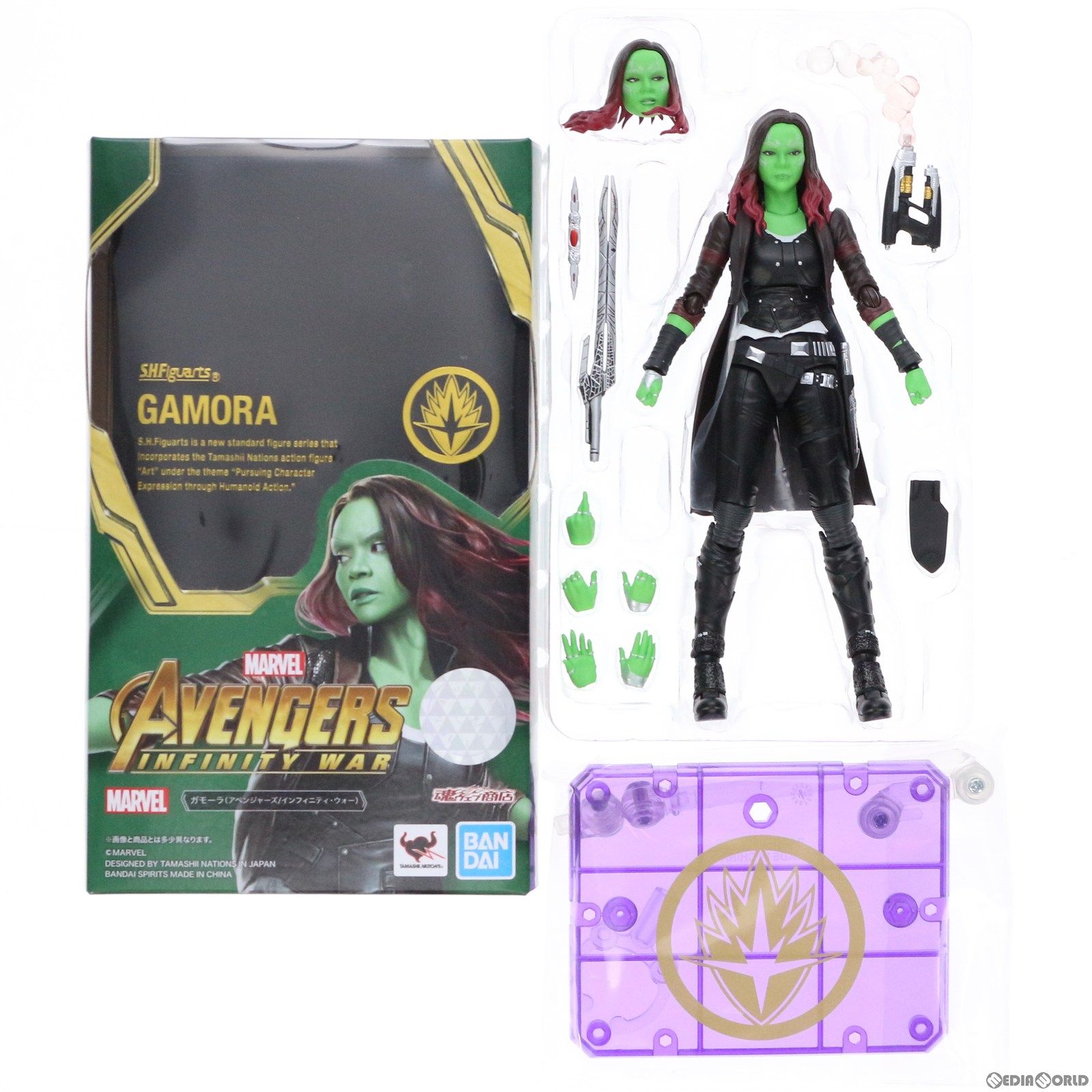 魂ウェブ商店限定 S.H.Figuarts(フィギュアーツ) ガモーラ(アベンジャーズ/インフィニティ・ウォー) 完成品 可動フィギュア バンダイスピリッツ