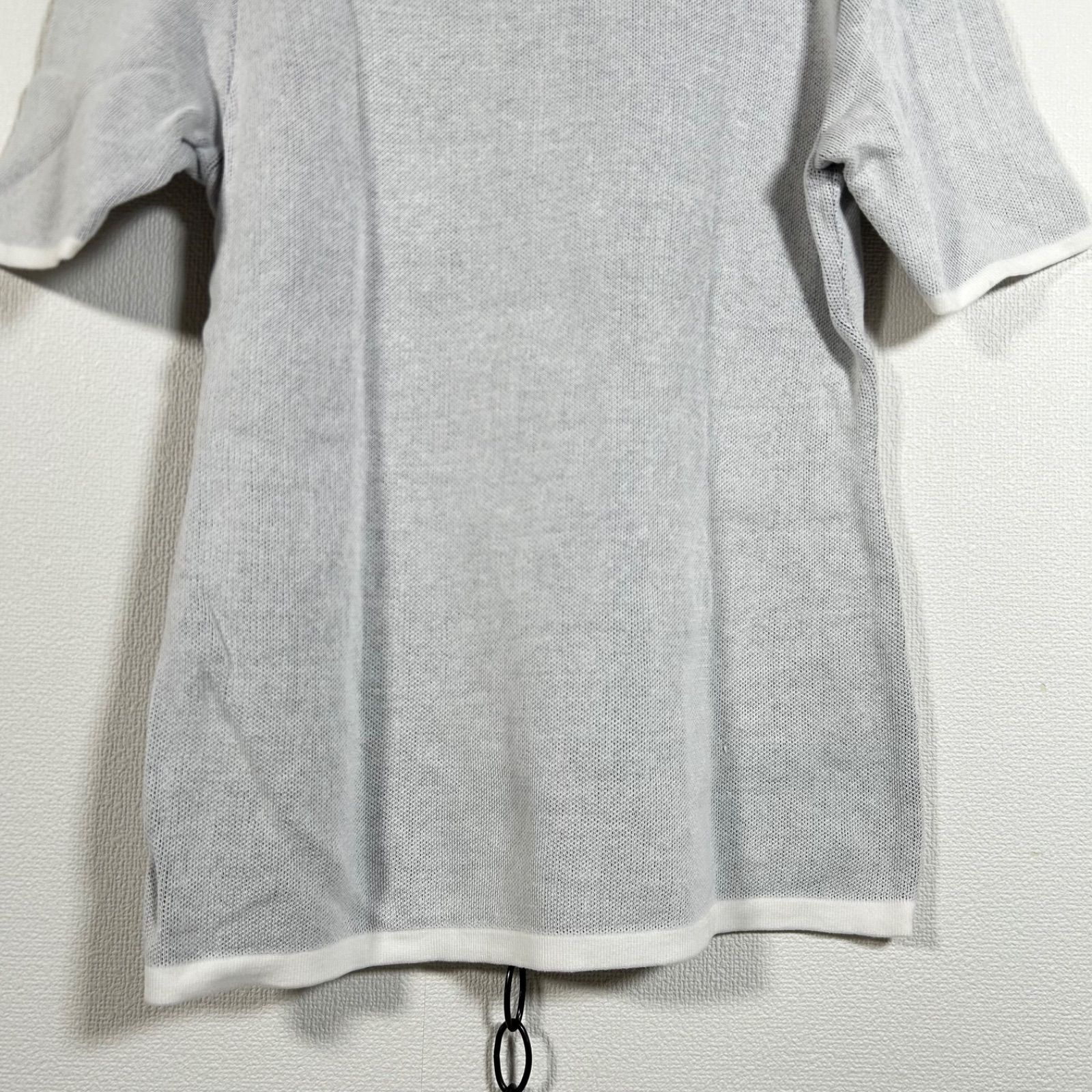 90s Vintage Yves Saint Laurent サマーニット コットン セーター 半袖 
