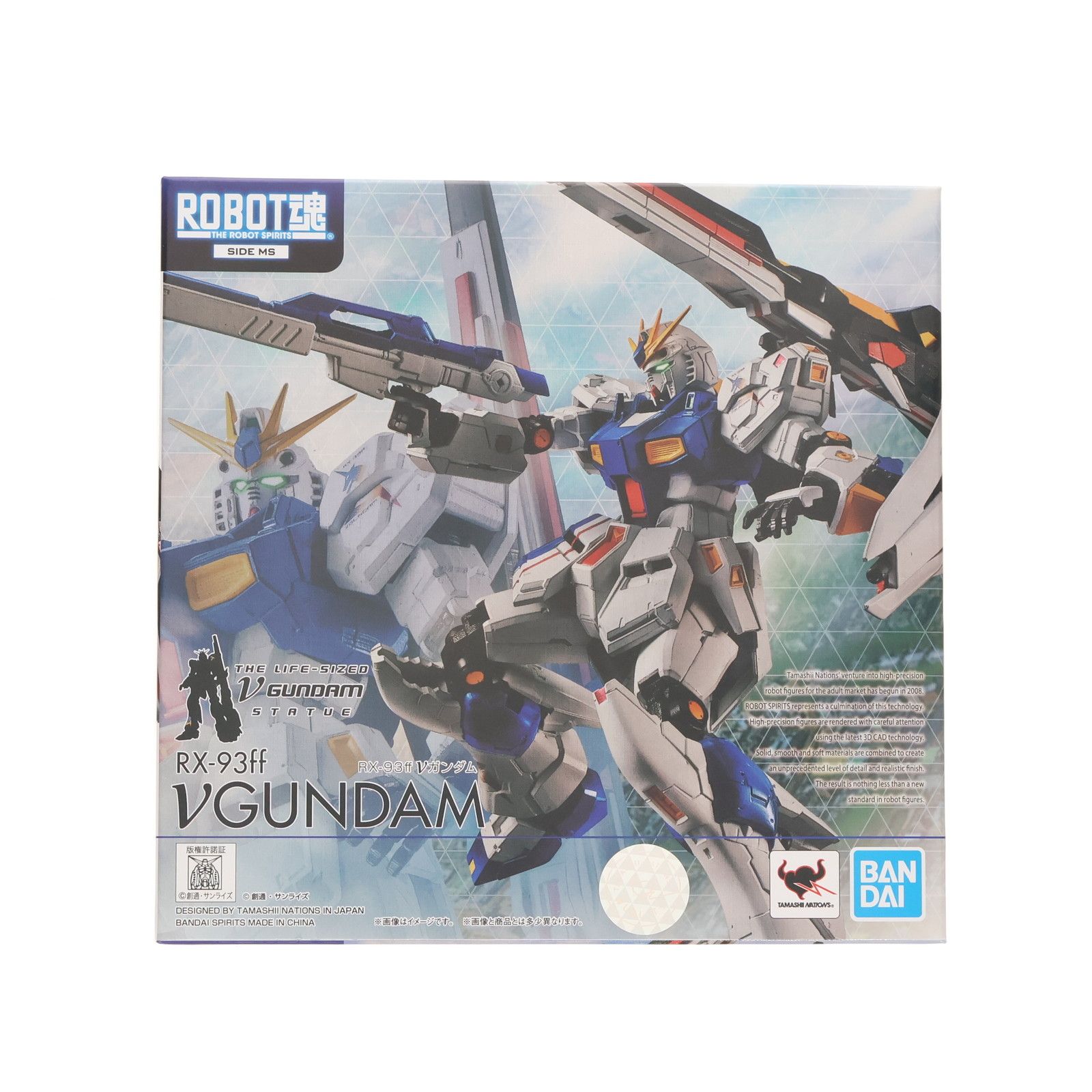ROBOT魂(SIDE MS) RX-93ff νガンダム 機動戦士ガンダム 逆襲のシャア 実物大νガンダム立像 完成品 可動フィギュア GUNDAM SIDE-F&魂ウェブ商店限定 バンダイスピリッツ