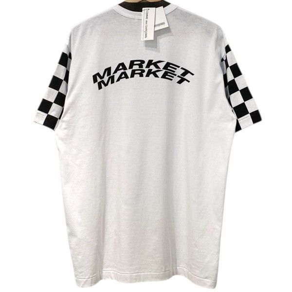 COMME des GARCONS black and pink MARKET MARKET限定CHECKER TEE 2チェッカーTシャツ 8069000129670