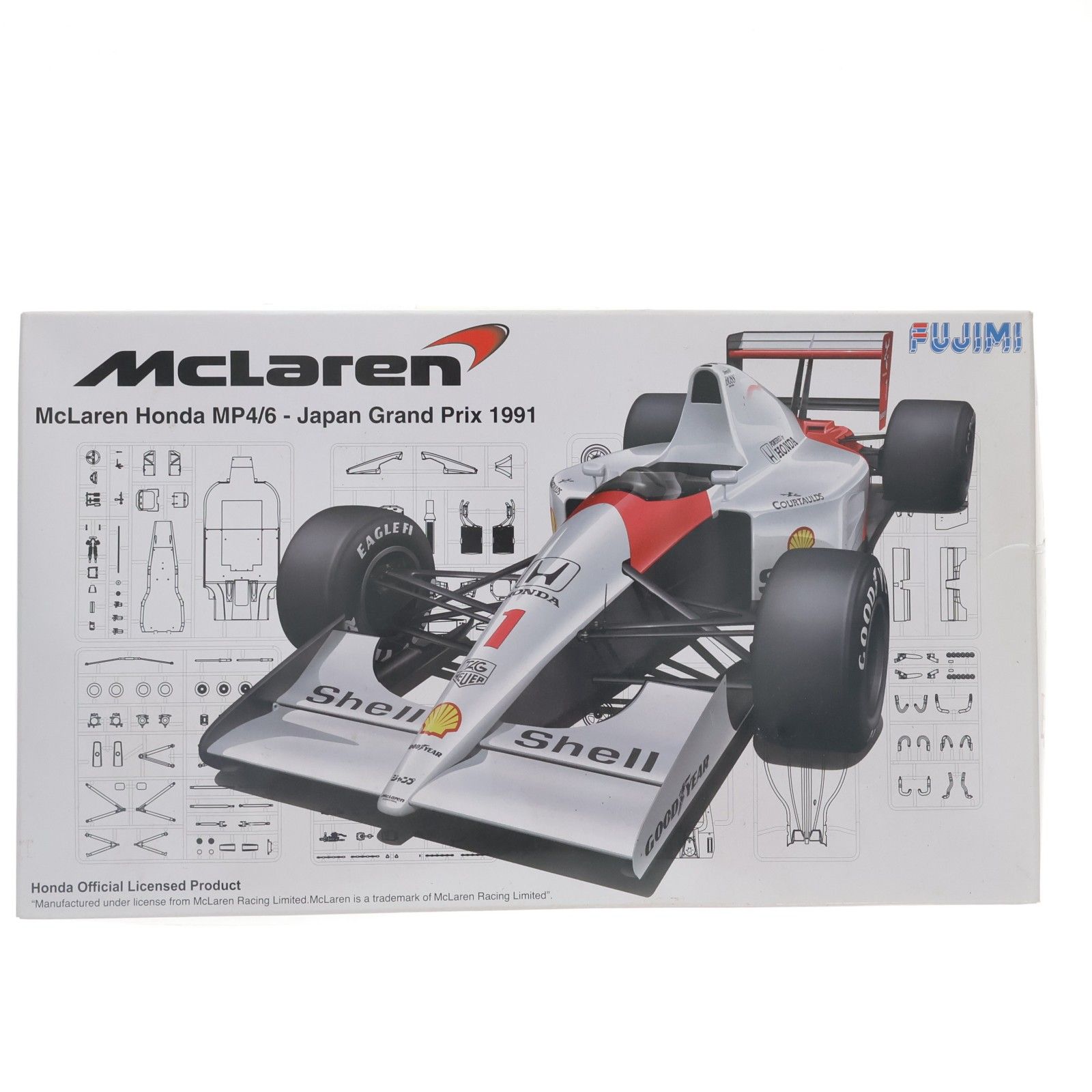 グランプリシリーズ No.10 1/20 F1マクラーレン・ホンダMP4/6 プラモデル フジミ模型(FUJIMI)