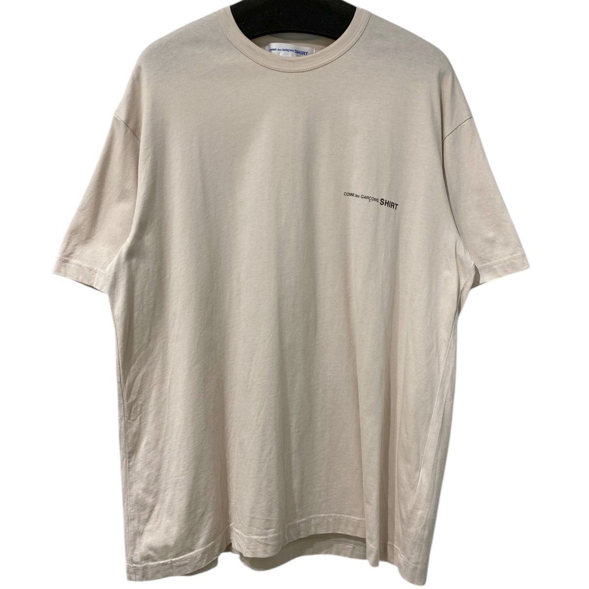 COMME des GARCONS SHIRT 25SS Logo at Front Cotton Jersey Plain CDG Shirt BlackロゴTシャツ 8069000136883