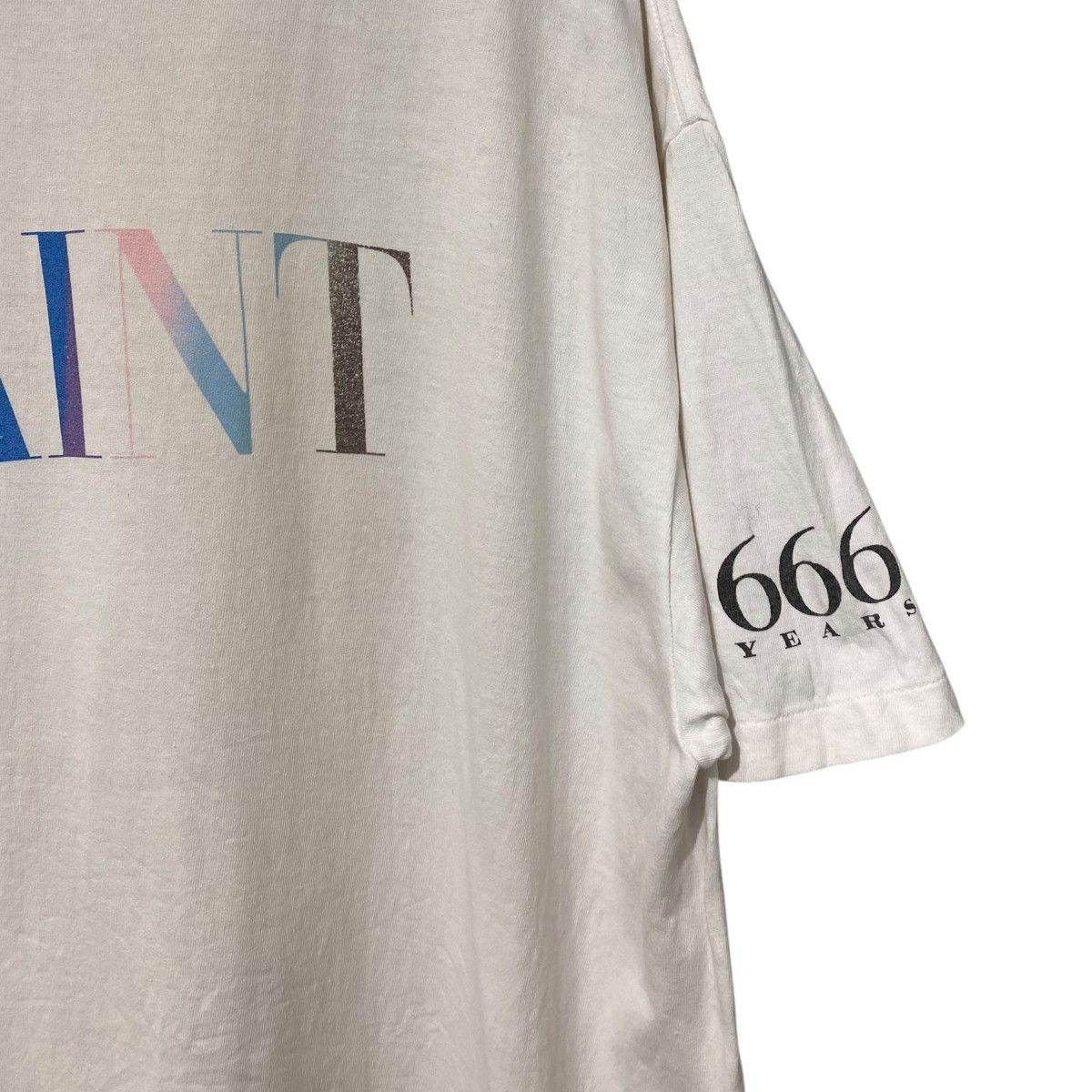 SAINT MICHAEL 24AW SS TEE RAINBOW SAINT USED加工Tシャツ 