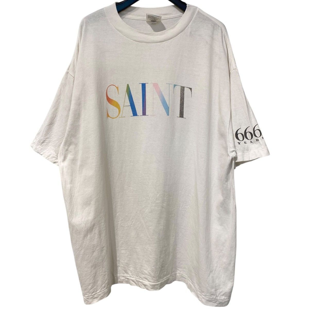 SAINT MICHAEL 24AW SS TEE RAINBOW SAINT USED加工Tシャツ 