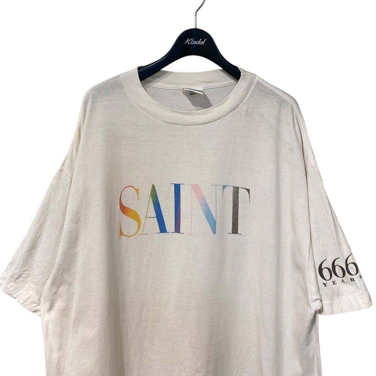 SAINT MICHAEL 24AW SS TEE RAINBOW SAINT USED加工Tシャツ 