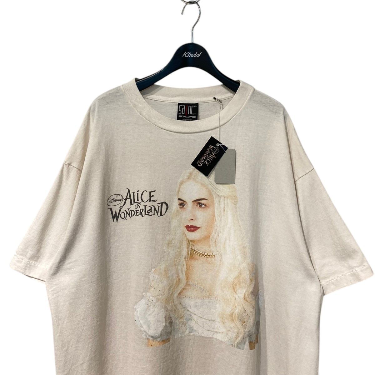 SAINT MICHAEL×DISNEY Alice In Wonderland S／S T-SHIRT WHITE QN