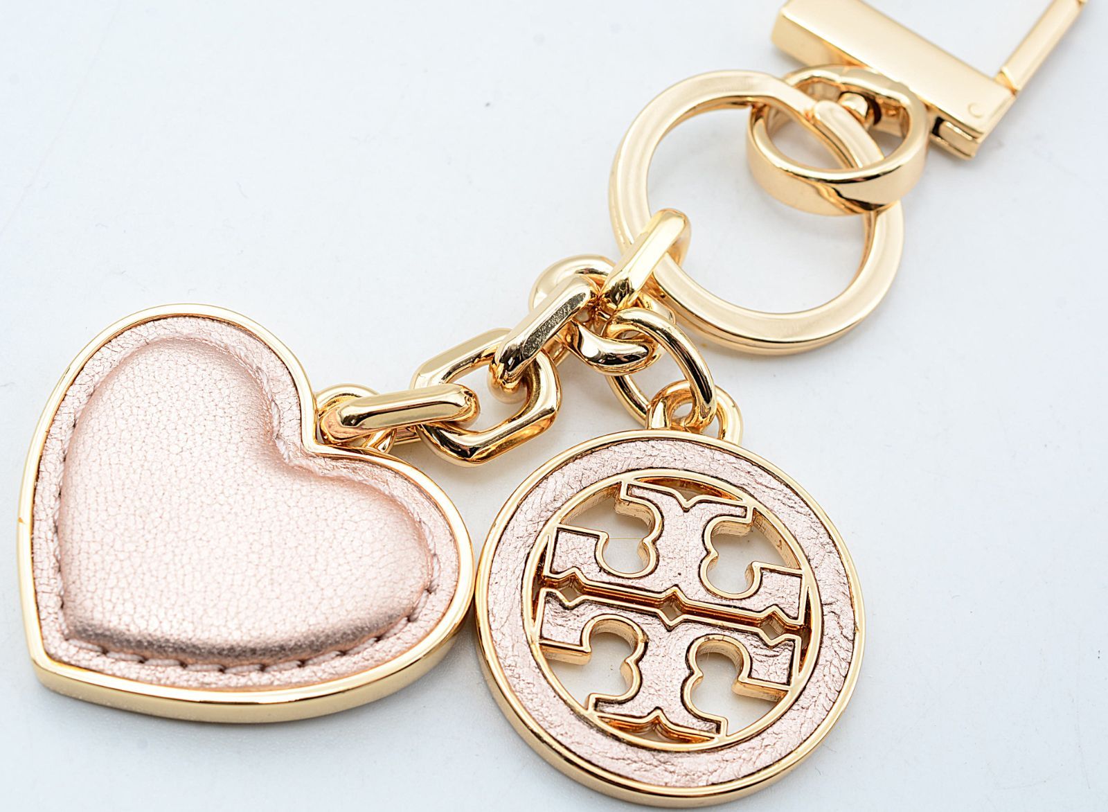 Tory Burch トリーバーチ キーホルダー キーチェーン ゴールド 金 ピンク Heart ハート Ladies レディース 女性