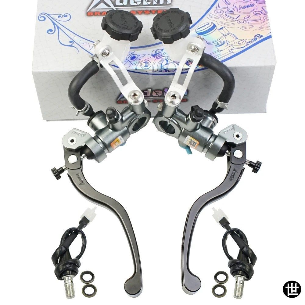 ラジアルマウント 14MM 16MM 17.5MM 19MM PX1 オートバイ ブレーキ クラッチ マスターシリンダー レバー Z750 Z900 MT07 用