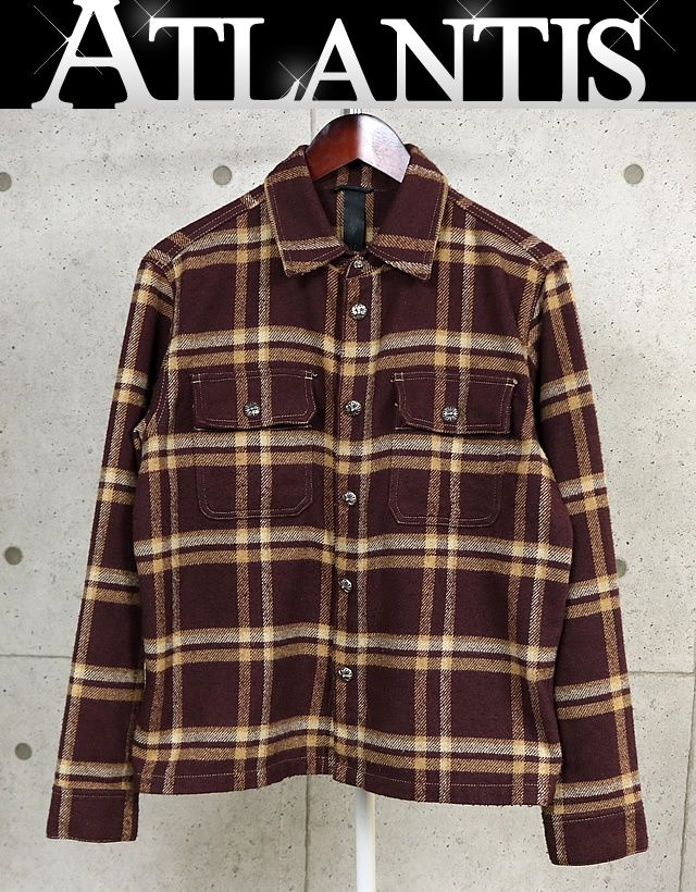 CHROME HEARTS 銀座店 クロムハーツ ワークドッグ フランネル チェック 