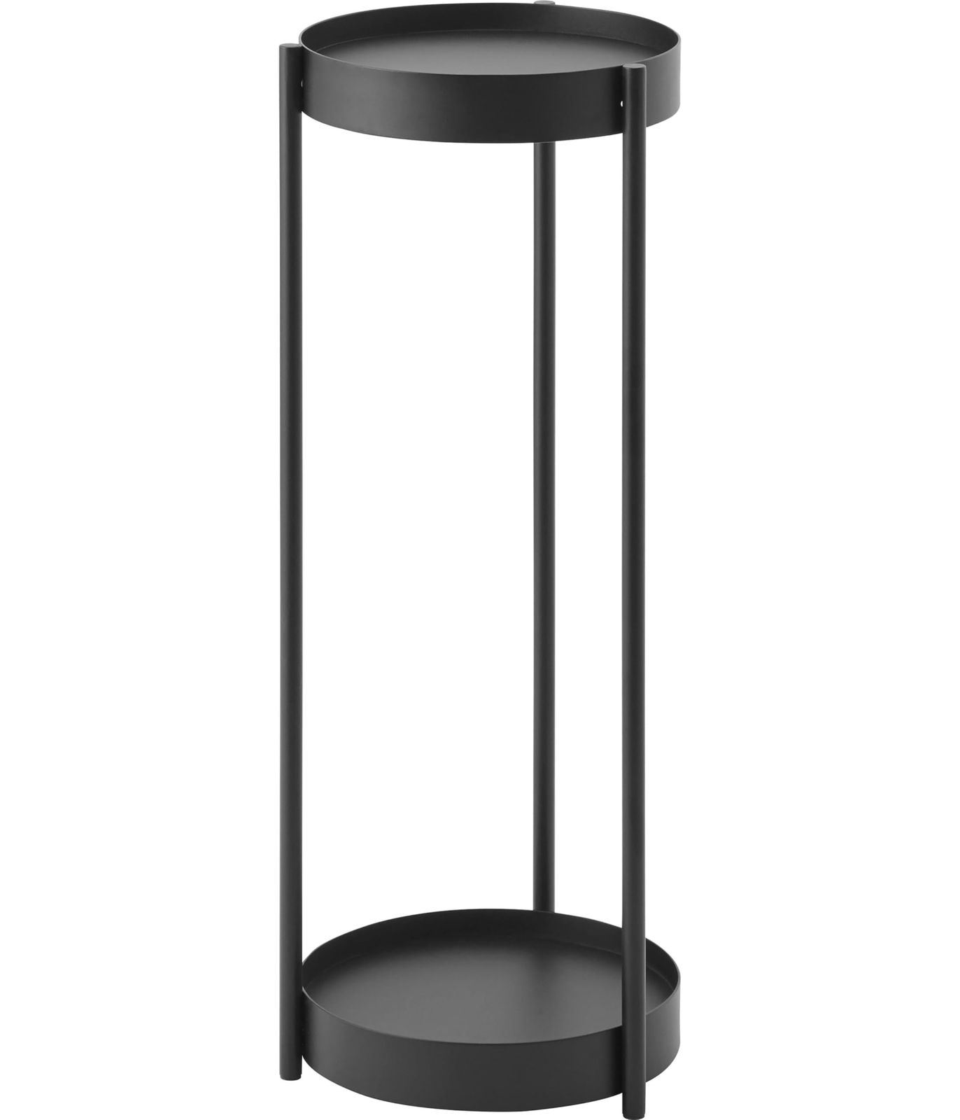 山崎実業(Yamazaki) キャスター付き プランタースタンド 2段 ブラック 約W25×D26.5×H70cm タワー tower フラワースタンド 観葉植物 ラクラク移動 4367as 92c15f94 10,256円